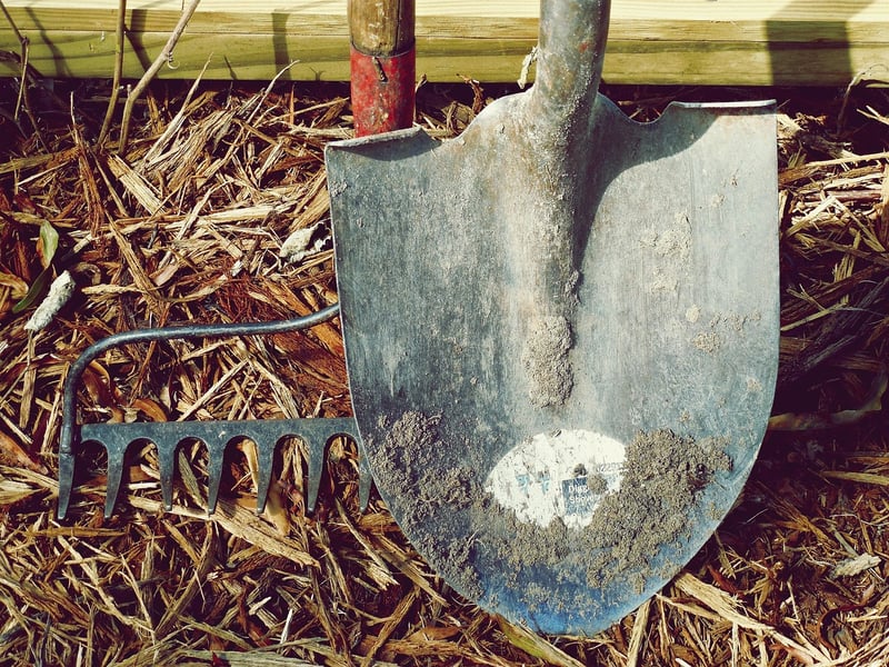 Mulching in Garden